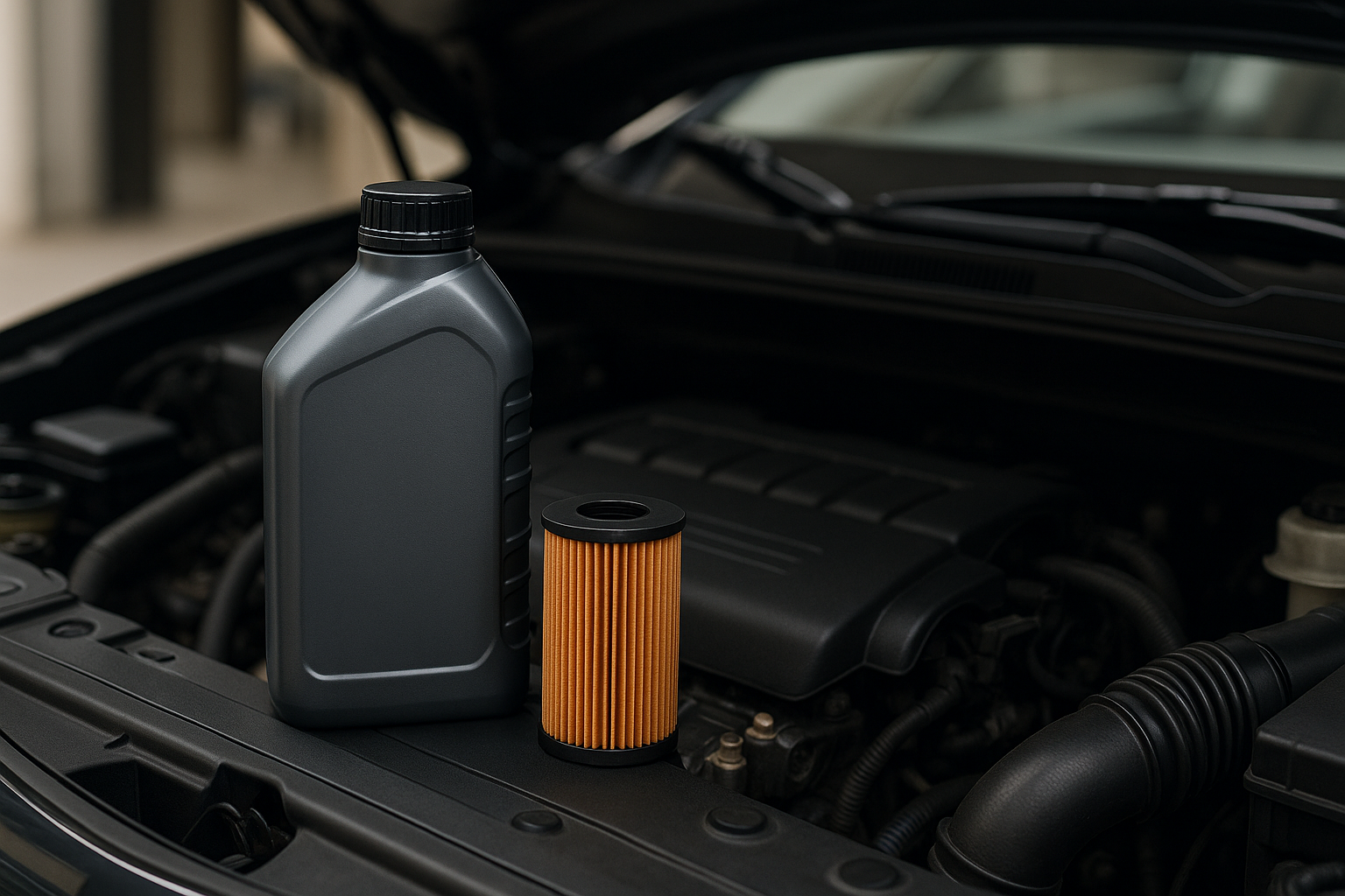 Mobile oil change at your driveway