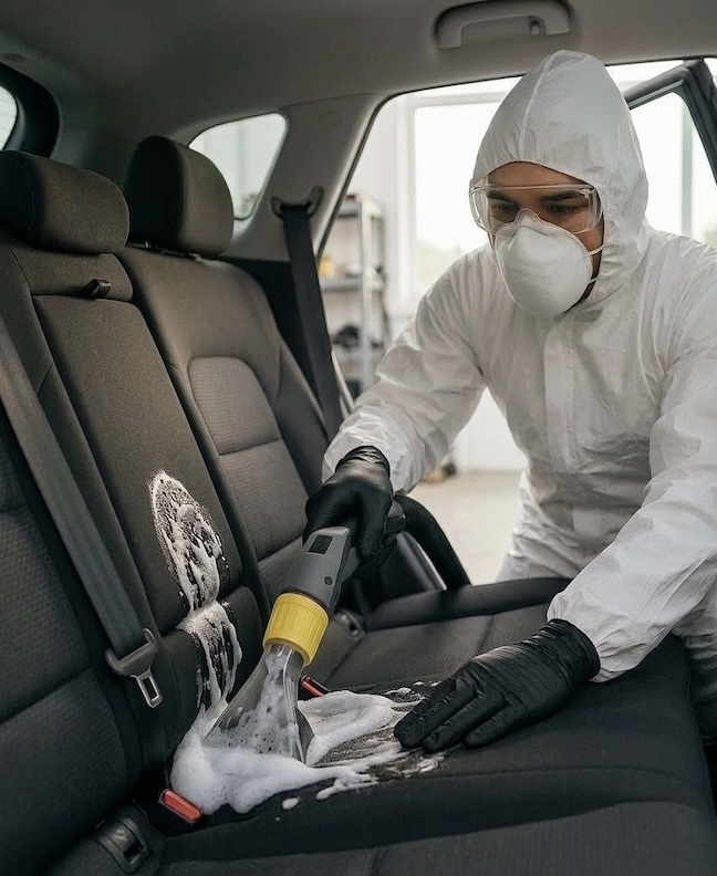 Biohazard and spill cleanup service